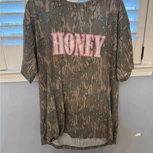 Mossy Oak Camouflage T-Shirt with Green and Brown
